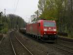 BR 185 193-0 mit  ALU-Zug  in Bochum Hamme.(09.04.2008)