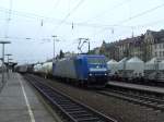 185 514 mit einem Containerzug am 10.04.2008 in Frth