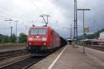 185 171-6 mit gem. GZ in Gemnden (Main) am 18.07.08