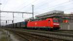 BR 185 115 mit GZ bei Rheinfelden am 14.03.2009