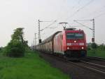 185 308-4 mit Autozug in Neuss Allerheiligen am 30.04.2009
