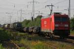 185 264 (Railion Logistics) fhrt am 5.8.09 durch Ratingen-Lintorf