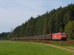 185 085-8 mit CS 49153 Wanne-Eickel - Bludenz/A durchfhrt das Groppertal im Schwarzwald.