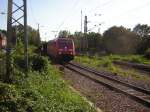 Auf diesem Foto ist ein Gterzug zu sehen.Das Foto habe ich am 25.09.2009 in Brebach aufgenommen.