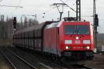 185 320-9 fhrt am 30.11.09 durch Duisburg-Wedau