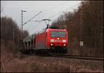 185 194 (9180 6185 194-8 D-DB) hat den Leerzug am Haken und ist auf dem Weg nach Ingolstadt-Nord.