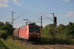 185 089-0 mit FE 44695 Kornwestheim Rbf - Zrich-Limmattal in Welschingen-Neuhausen. 28.05.10