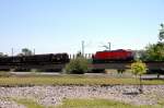 185 365 auf der Isarbrcke bei Plattling, am 06.06.2010.