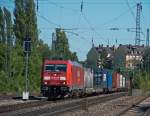 185 274 am 01.08.2010 bei der Durchfahrt durch Mnchen Heimeranplatz.