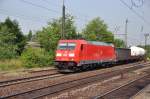 185 370 mit gem.GZ Richtung Gro-Gerau in Mainz-Bischofsheim am 25.6.10