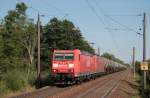 185 118-7 + 185 111-2 mit CS 47096 Bettwiesen/CH - Singen(Htw) in Bhringen-Rickelshausen.