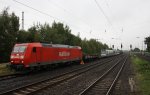 185 160-9 mit zwei RET-Trams in Viersen.