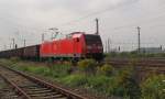 DB 185 065-0 mit einem gemischten Gterzug Richtung Leipzig, in Grokorbetha Rbf; 10.09.2010