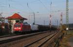Die 185 074 fuhr am 31.10.2010 mit ihrem Gz in Richtung Nrnberg.
