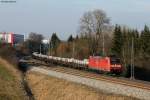 185 135-1 mit einem Aluzug gen Süden bei Rottweil 5.3.11