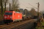 185 217-7 mit einem gemischtem Gterzug in Solingen am 29.03.2011