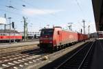 185 197-1. fhrt am 08.04.2011 durch Hannover HBF.