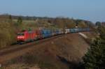 185 154 mit leerer Polenkohle am 29.03.2011 bei Laaber