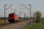 185 370-4 als Lz in Neuss-Allerheiligen am 09.04.2011