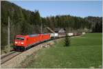 Mit dem Papierzug 48930 von Gratwein-Gratkorn nach Passau waren am 10.4.2011, die beiden E-Loks 185 373 + 185 378 unterwegs.