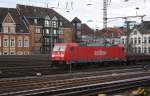 185 224 in Hannover HBF mit Gterzug