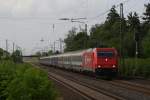 185 631-9 mit einem Sonderzug in Angermund am 22.05.2011