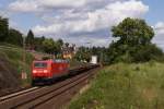 185 180-7 mit einem Gterzug in Leutesdorf am 18.06.2011