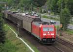 185 384-5 am 10.6.2011 bei Rhndorf.