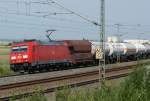 185 367-0 mit gem.Gz kurz hinter Iphofen Richtung Sden am 29.06.2011