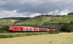 185 082-5 mit einem T Wagenzug bei Himmelstadt 23.6.11