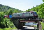 185 592-3 mit gem. Gterzug in Richtung Bonn, kurz hinter Remagen - 27.06.2011