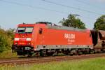 185 287-0 Railion Logistics am 02.08.2011 bei Woltorf