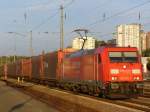 185 279-7 zieht den Opelzug Linz - Einsiedlerhof am 23.09.2011 durch Kaiserslautern 
