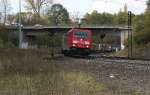 185 311-8 mit einen Gz bei Fulda Richtung Norden am 26.10.2011