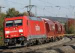 185 206-0 mit einen Gz bei Fulda am 26.10.2011