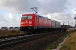 So und noch eine 185ziger in Allerheiligen......diesmal die 185 222-7 mit einem Containerzug in Richtung  Colonia Claudia Ara Agrippinensium(;-])am 14.1.2012