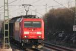 185 300-1 Railion bei Staffelstein am 04.02.2011.