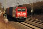 185 147-6 kurz nach Staffelstein am 12.02.2012.
