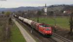 185 402-5 mit einem gemischten Gterzug bei Denzlingen 17.3.12