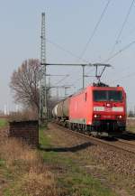 185 001-5 in Porz Wahn am 23.03.2012