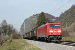 DB 185 340-7 in Leutesdorf am 17.3.2012