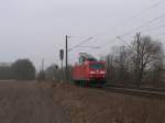 185 064-3 bei Devermhlen (B 296.6) am 16-3-2012.