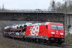 185 399 mit Gterzug am 05.04.12 bei Fulda