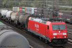 185 289-3 mit Kesselzug in Mainz Bischofsheim(FMB)am 31.03.2012