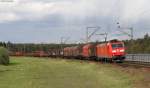 185 147-6 mit einem Mischer bei Waghusel 19.4.12