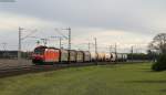 185 033-8 mit einem Gterzug bei Waghusel 19.4.12