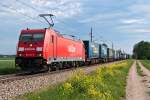 Railion 185 221 war am 12.05.2012 mit diesem Zug um 08:45 kurz nach Tulln Stadt Richtung St.