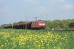 185 040 fuhr am 07.05.11 durch Erkelenz.