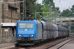 185 516-2 DB Schenker Rail in Hochstadt/ Marktzeuln am 22.05.2012.