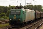 185 550-1 HML/ Captrain in Hochstadt/ Marktzeuln am 23.05.2012.